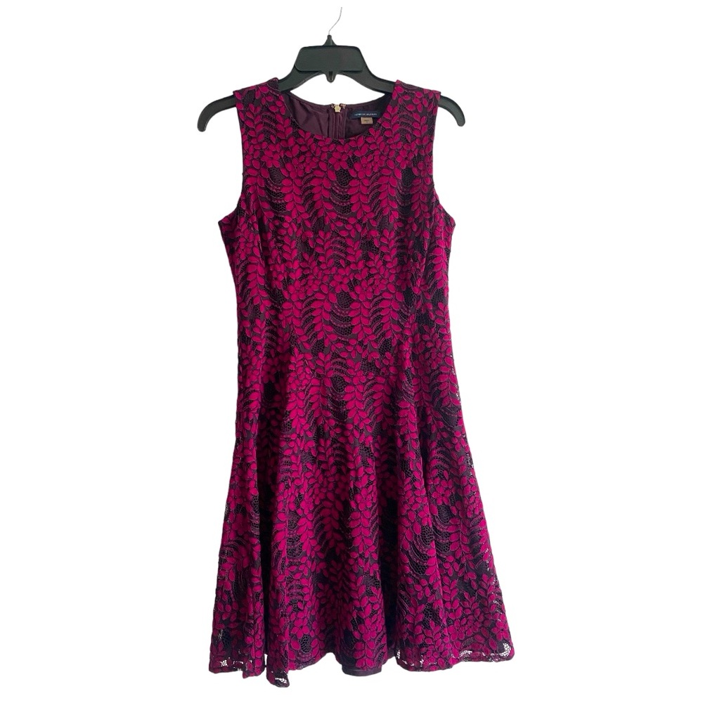 Tommy Hilfiger Woodstock Sleeveless Women’s Lace Fit And Flare Dress Size‎ 6